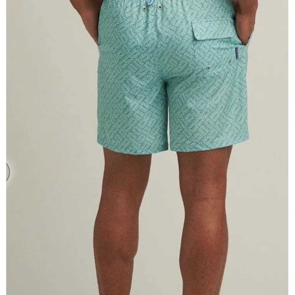 Peter Millar Ivy Swim Trunk New w/ Koozie‎ XXL
